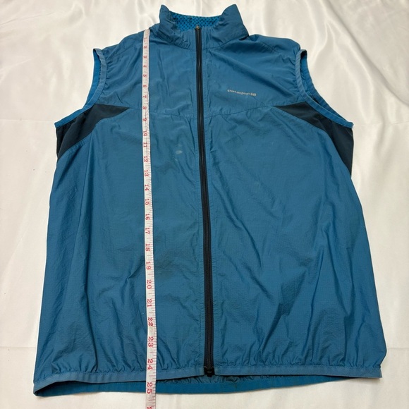 2/$20 Patagonia Nine Trails Vest Mens Small Lightweight Blue Reflective Run Gear - Picture 4 of 8